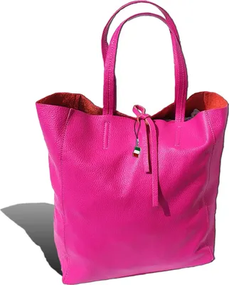 Produktbild von Florence ital. Echtleder Shopper pink 30x35x15 cm Damen D2OTF112P