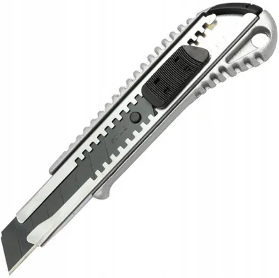 Immagine prodotto di Coltello da costruzione metallico nero "Tiger" Solid 5639, lama da 18 mm