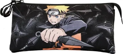Produktbild von Naruto Shippuden Uzumaki Dreifach-Federmäppchen für Schulbedarf