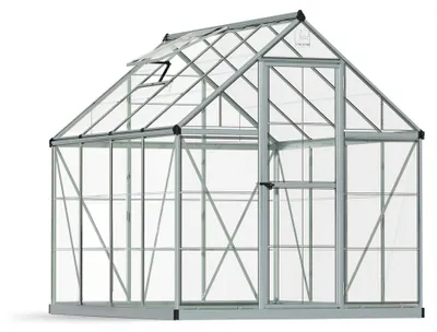 Produktbild von Palram - Canopia Aluminium Gewächshaus Harmony 68 Silber 247x185x208 cm