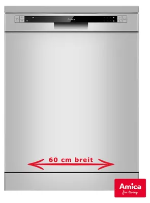 Produktbild von AMICA GSP 542 010-1 si Geschirrspüler  60cm 49dB 11L 6Prg HalbeBeladung