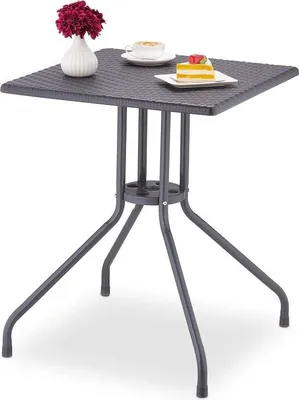 Produktbild von Kunststoff Gartenbank 75x61x61 cm - Grau