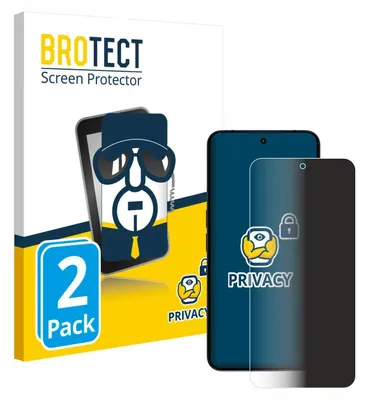 A product packaging with a screen protector and a phone.