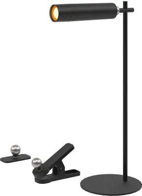 Obrázok produktu pre LED Solution Čierna LED stolová nabíjacia magnetická lampa 3v1 3W 23042
