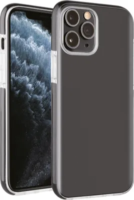 Produktbild von ViVanco™Rock Solid, Cover, Apple, iPhone 12 Pro Max, 17 cm (6.7"), Schwarz, Transparent