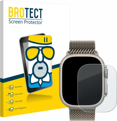 Produktbild von BROTECT Entspiegelungs Schutzglas für Apple Watch Ultra / Ultra 2 / Ultra 3 (49 mm) Schutzfolie Panzer Folie Glas Display Schutz matt