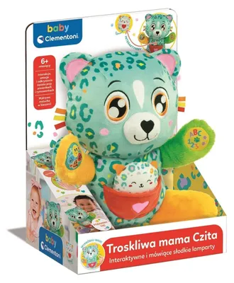 Image de Interactive Sweet Leopards Caring Mama Chita Langue polonaise clementoni 50935