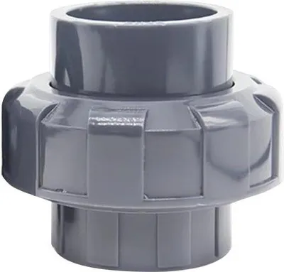 Produktbild von PVC-Schlauchverbinder 40mm Innen Ø Grau Aquarium