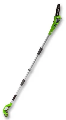 Produktbild von Greenworks G24PS20 Akku-Hochentaster 24V – Kabelloser Astschneider für Baumschnitt und Gartenpflege