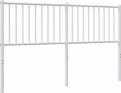 Produktbild von vidaXL Ersatz-Kopfteil Metall Weiß 160 cm