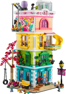Produktbild von LEGO 41748 Friends Heartlake City Gemeinschaftszentrum, modular Building mit Kunst- und Aufnahmestudios, Spiel-Zimmer mit 6 Mini-Puppen inklusive Pickle der Hund, Spielzeug für Kinder