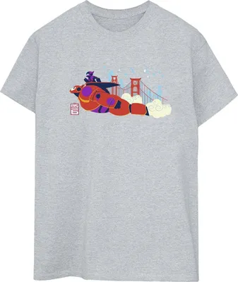 Produktbild von Disney - "Big Hero 6" T-Shirt für Damen BI15561 (S) (Grau)