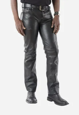 Immagine prodotto di Jeans basic in nappa di Tschul - Nero / 40