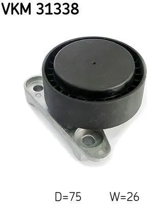 Produktbild von SKF VKM 31338 Spannrolle Keilrippenriemen für VW Polo Schrägheck (6R1, 6C1) up! Schrägheck (121, 122, BL1, BL2) POLO (AW1, BZ1) für SEAT