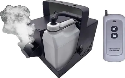 Produktbild von Rauchmaschine, 1000W Leistung, DMX-Steuerung, schwarz, EU-Stecker