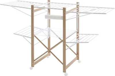 Obrázek produktu pro Kompaktní sušák na prádlo 30 m, bílý, kovový, na oblečení a ručníky