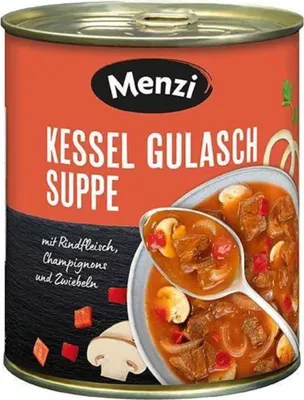 Produktbild von Menzi Kessel Gulasch Suppe, 800ml