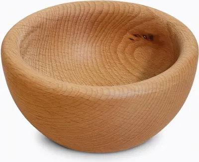 Zdjęcie produktu dla Miska drewniana buk parzony 10 cm – naturalna miseczka bukowa