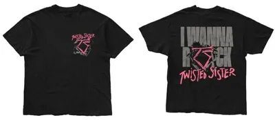 Produktbild von Twisted Sister T-Shirt Herren I Wanna Rock schwarz S