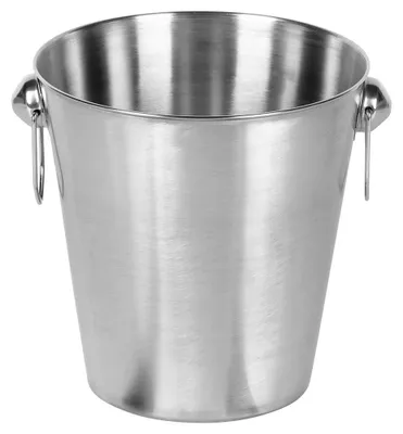 Image de Refroidisseur à glace - Seau à glace - 4,6 litres - Acier inoxydable -  LFGB - Argenté
