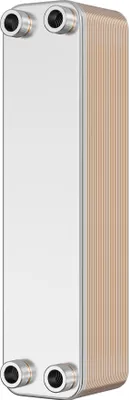 Image de Wiltec Échangeur de chaleur thermique avec 30 plaques – 529 x 124 x 862 mm – max. 330 kW – 3,33 l par passe – en Acier inoxydable – pour Eau Solaire
