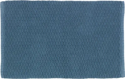 Produktbild von WENKO Bade Matte Vorleger Teppich Dusche Badeteppich Mona Graublau 80x50cm