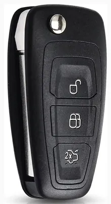 Zdjęcie produktu dla Obudowa kluczyka samochodowego, 3 przyciski, pasująca do Ford Transit, Focus, Fiesta, Mondeo, Connect, Custom, Tourneo, Galaxy, Kuga MK8, zamiennik (nienakładana, klucz z ostrzem 101)