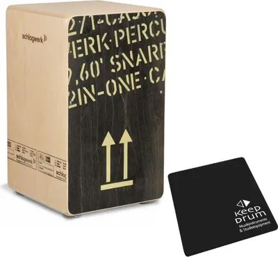 Obrázek produktu pro Schlagwerk CP404 BLK Cajon s podložkou pod sedadlo