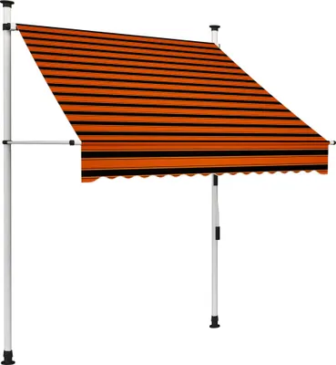 Immagine prodotto di Tenda da Sole Retrattile Manuale 150 cm Arancione e Marrone