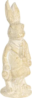 Produktbild von Clayre & Eef Figur Kaninchen 11 cm Weiß Kunststoff