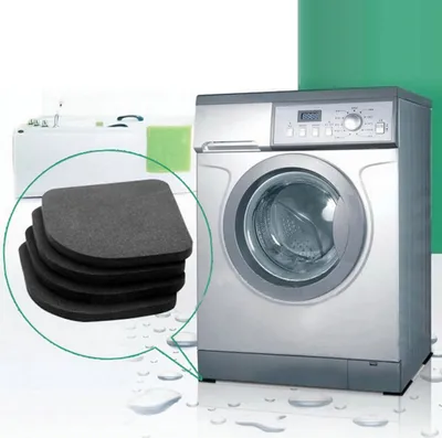 Produktbild von 4pcs/Set Kühlschrank Anti-Vibrations-Pad-Waschmaschine Stoßdämpfer Nicht-Schlupfmatte