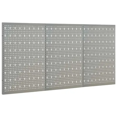 Immagine prodotto di vidaXL Parete attrezzi 3 pezzi 40×58 cm acciaio