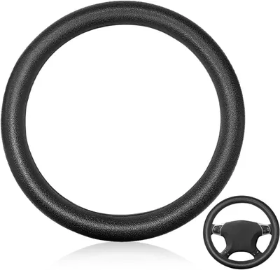 Imagen del producto de Funda para volante de microfibra, diámetro de 36-40 cm, antideslizante, para automóvil