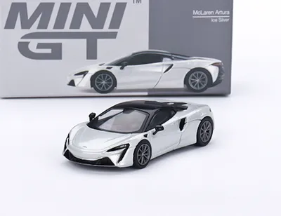 Produktbild von McLaren Artura Eissilber LHD - Mini GT 1:64