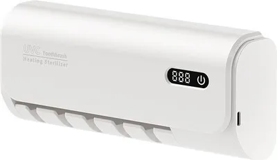 Obrázek produktu pro INF Chytrý UV sterilizátor zubních kartáčků - montáž na stěnu, bez vrtání Bílý