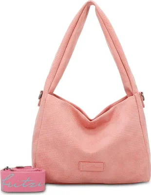 Image de Fritzi aus Preußen sac à épaule sac à épaule bandoulière Jule Sunny Hobo Bag Papaya saumon