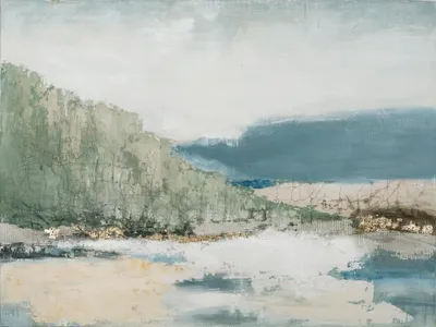 Produktbild von ArtUniverse Leinwandbild Impression Landschaft 90 x 120 cm