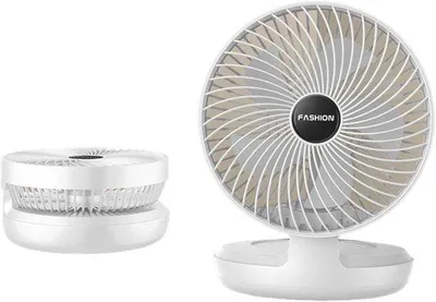 Immagine prodotto di Ventilatore da parete compatto a 90 gradi, orientabile, con cornice, bianco