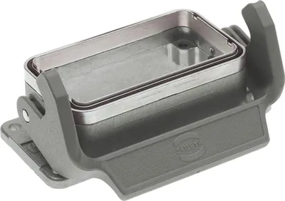 Image de HARTING Han 10B Boîtier CEM bas avec 1 étrier longitudinal - 1 pièce