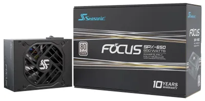 Obrázok produktu pre Seasonic Netzteil 650W FOCUS-SPX-650 Modular 80+Plat. - PC-/Server Netzteil
