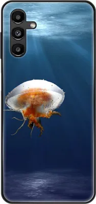 Produktbild von König Design Hülle kompatibel mit Samsung Galaxy A13 5G Kunststoff Soft Handyhülle - Handy Case Qualle