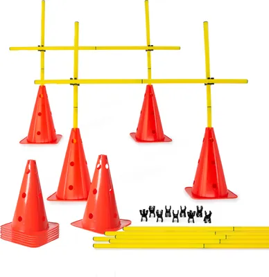 Produktbild von Kawanyo Sparpaket - 12 Lochkegeln u. 20 Agilitystangen