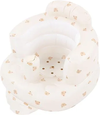 Productafbeelding van Opblaasbare peuterstoel met rugleuning – Comfortabele babyzitje voor binnen en buiten