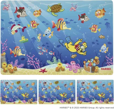 Produktbild von Ritzenhoff & Breker Haribo Seaworld Tischset 45 x 30 cm 4er Set