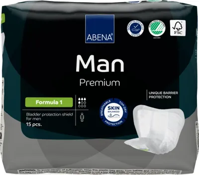 Image de ABENA Man Premium Formula 1 - 1 paquet de 15 protections