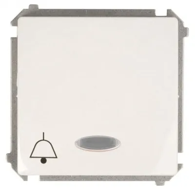 Obrázok produktu pre Kontakt-Simon BMD1L.01/11, Tlačidlový spínač, Plast, Biela, IP20, IP44, 250 V, 10 A