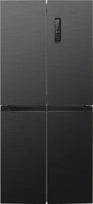 Produktbild von Bomann French Door Kühlschrank Total No Frost | mit Gefrierfach 362L | Side by Side Kühlschrank mit MultiAirflow-System | KG 7358 schwarz-inox