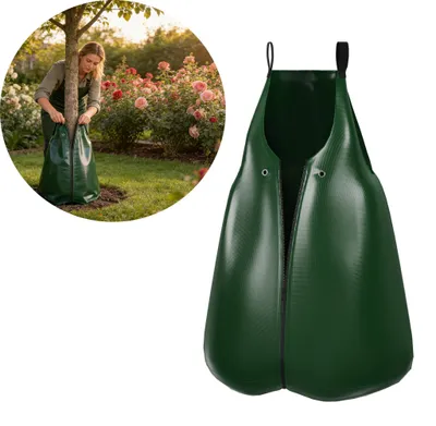 Produktbild von XINZI  Baumbewässerungssack, Wassersack, Bewässerungssack Bäume UV-beständig PVC, für Bäume zur langzeit Bewässerungssystem, 5 Stück, Grün