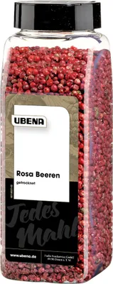 Zdjęcie produktu dla Ubena Różowe jagody suszone w całości o łagodnym owocowym smaku 250g