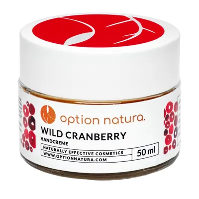 Produktbild von Urea Handcreme 5% – Wild Cranberry, für sehr trockene & rissige Hände, Naturkosmetik (50 ml)